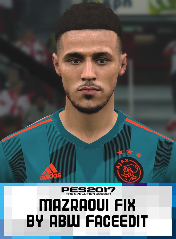 ultigamerz: PES 2017 Noussair Mazraoui (AFC Ajax) Face