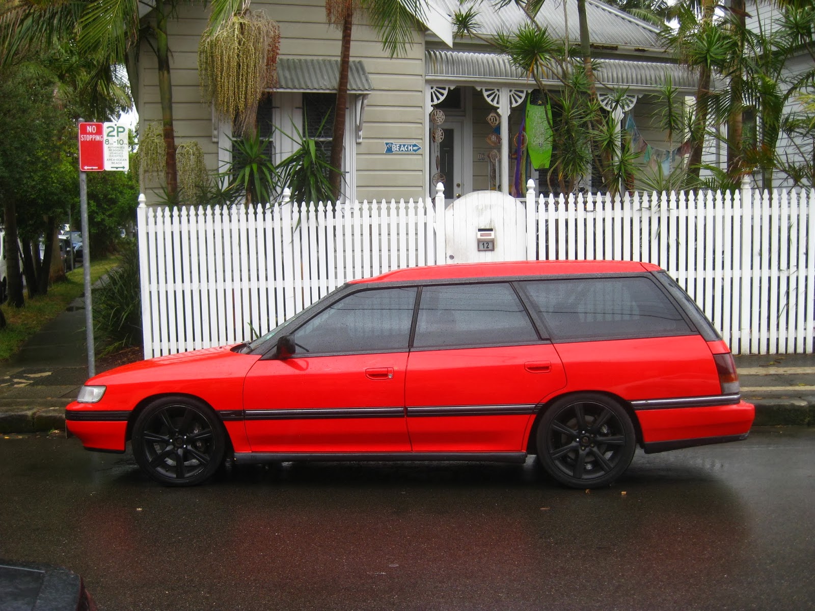 Aussie Old Parked Cars: 1992 Subaru Liberty LX High-roof Wagon