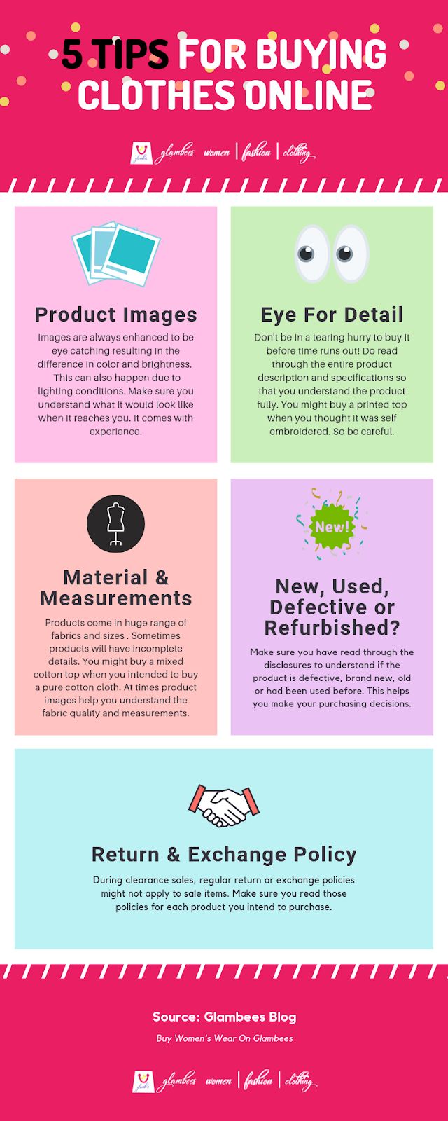 5 Tips For Buying Clothes Online