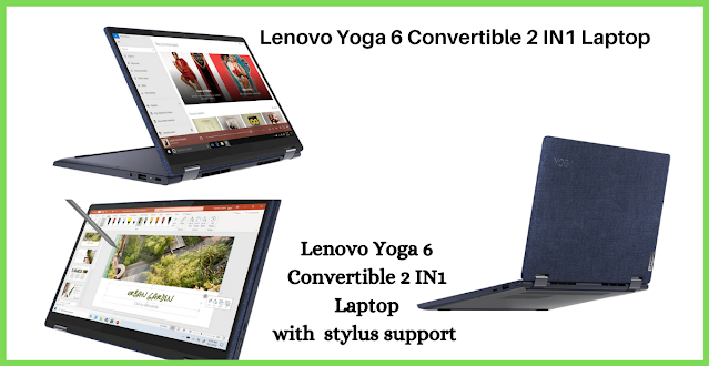 Lenovo Yoga 6 Convertible 2 IN1 Laptop with AMD Ryzen 4000 processor