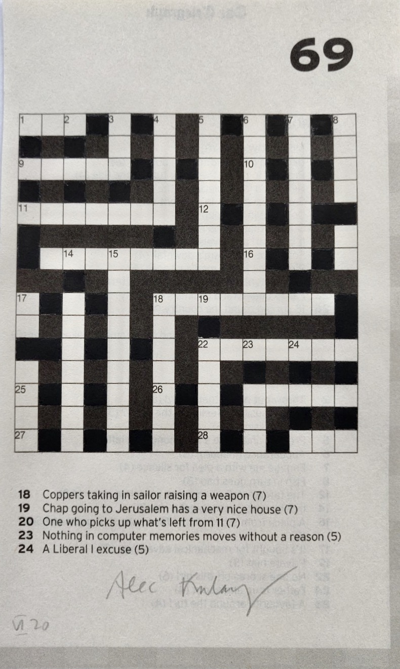 Day of Access crossword drawings