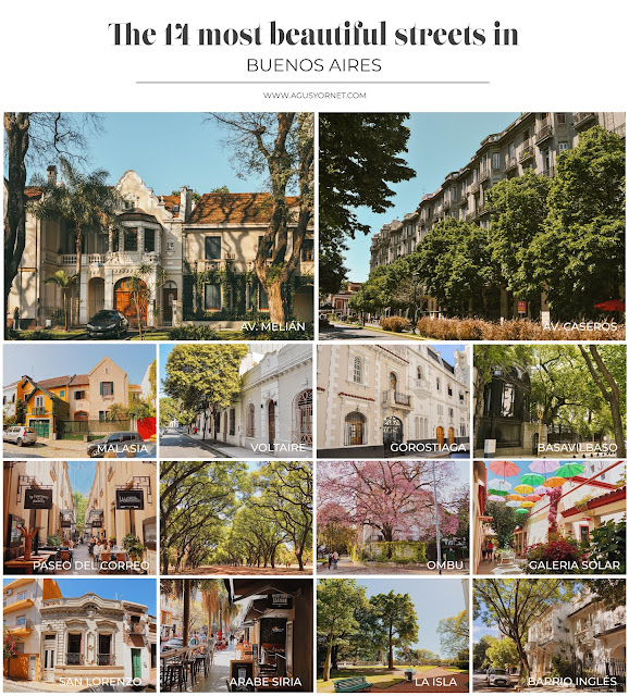 Las 14 calles más lindas de Buenos Aires