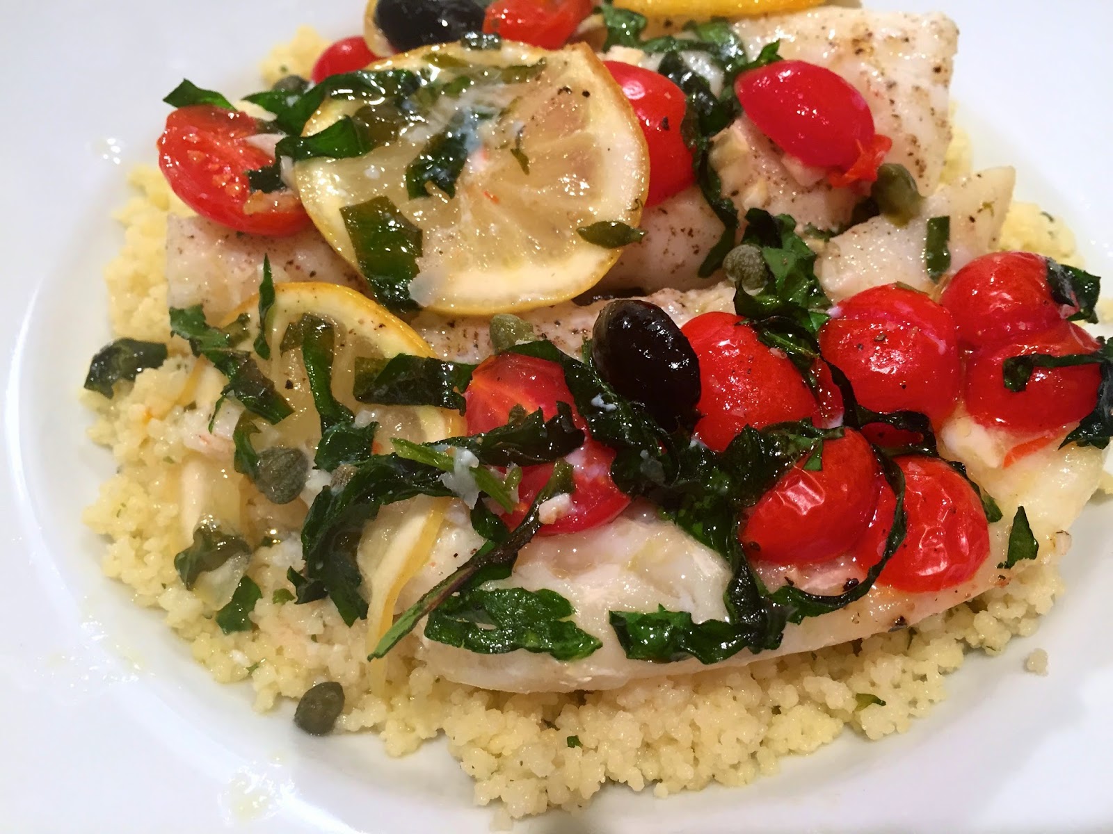 Everything Tasty from My Kitchen: Easy Mediterranean-Style Roasted Cod