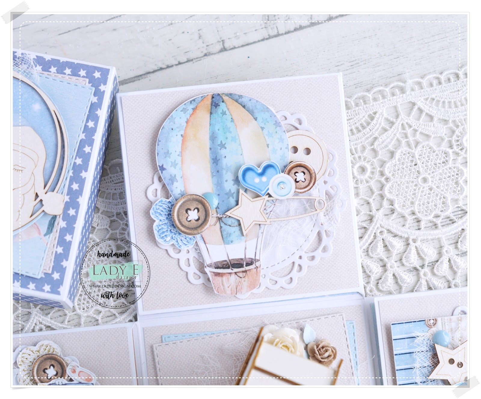 14 Craft Bar: May kit - Baby Boy Exploding Box