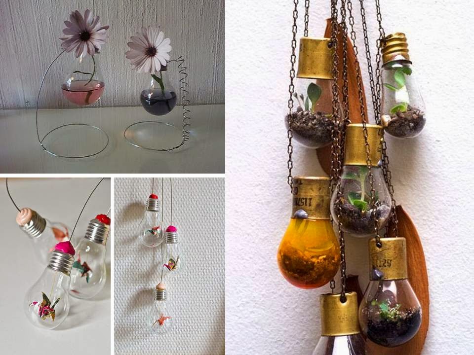 40 Waste Material Craft Creative Ideas With old lamps
