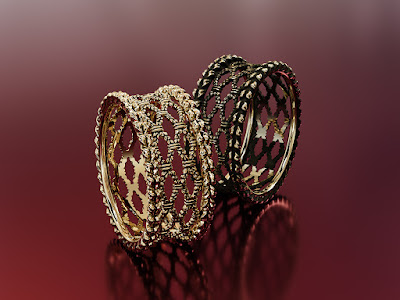 Elegant Ring. Jewellery 3D Rendering.