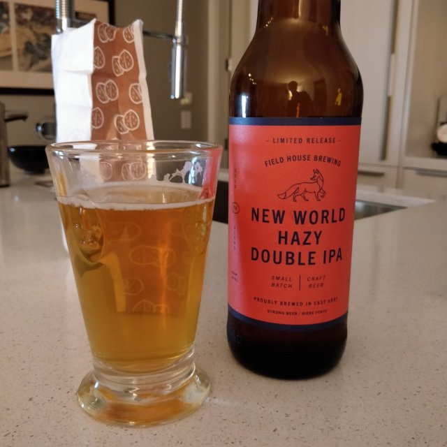 52BottlesOfBeer 30 Field House Brewing New World Hazy Double IPA