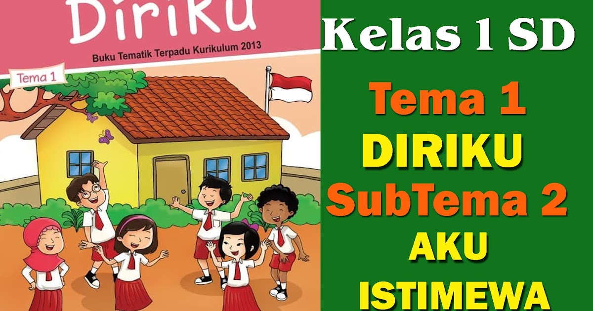 Soal Tematik Kelas 1 SD Tema 1 Diriku Subtema 4 Aku