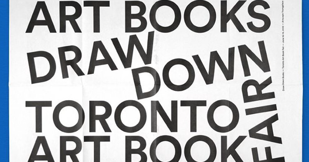 Artists' Books and Multiples Toronto Art Book Fair preview Draw Down