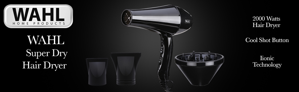 wahl super dry professional hair dryer