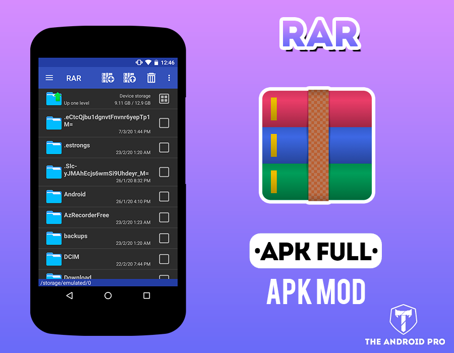 RAR for Android v5.90 build 82 Final Latest.