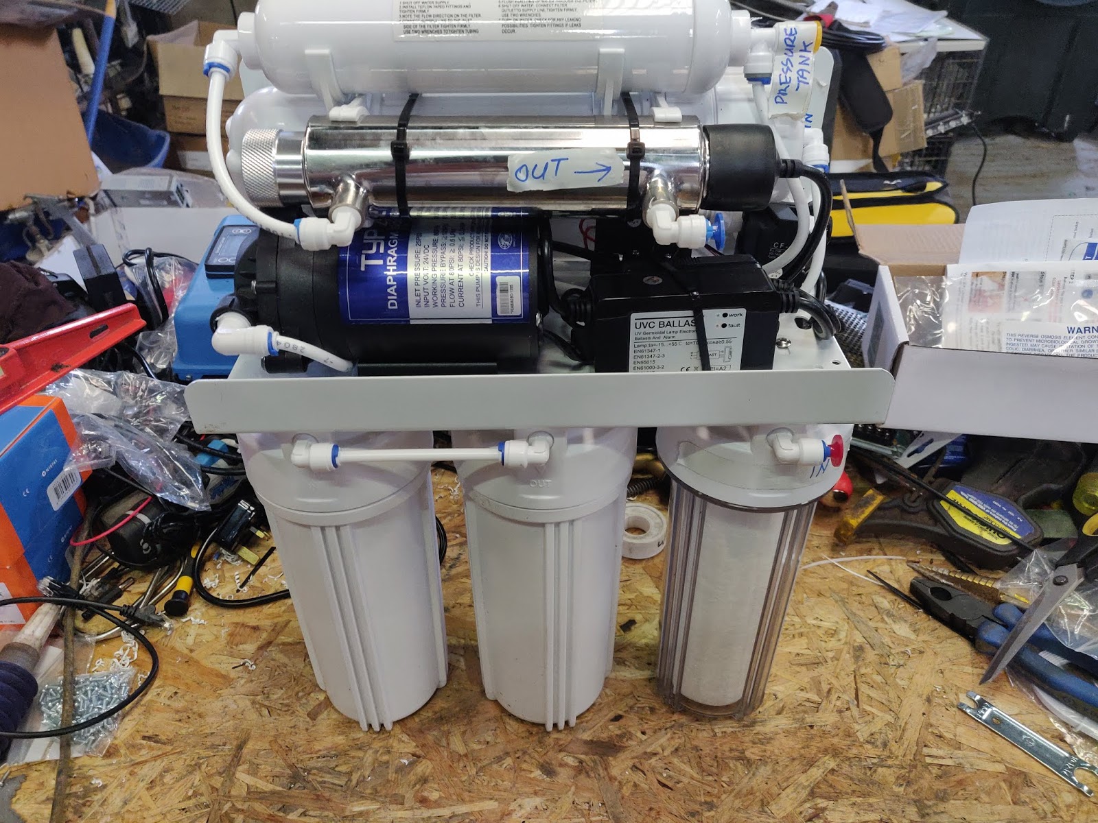 Tatra Overland Truck Build Water Filter