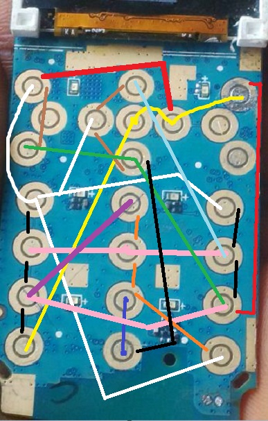 Nokia 130 Keypad Diagram