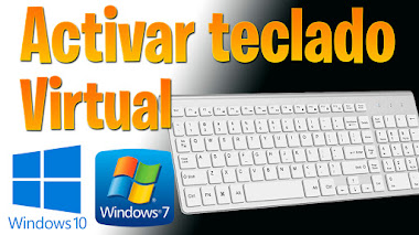 ▷ Activar TECLADO VIRTUAL en Windows 10, 8 y 7 【si falla el teclado físico】 🥇