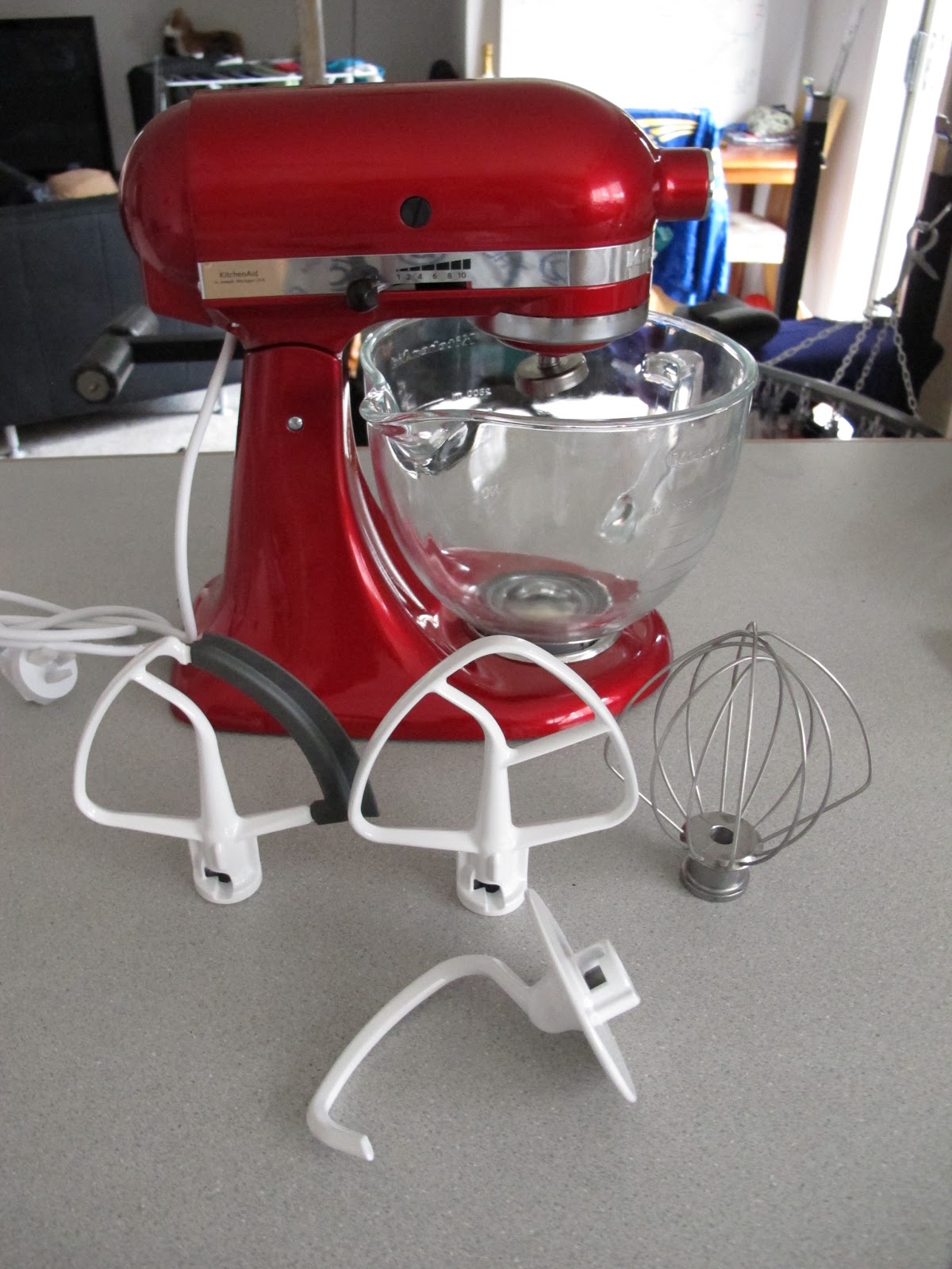 jojo's crafty love Candy Apple Red Kitchenaid Platinum Collection