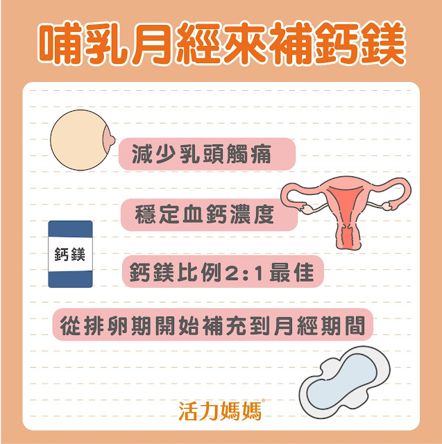 減少乳頭觸碰、補充鈣鎂鋅