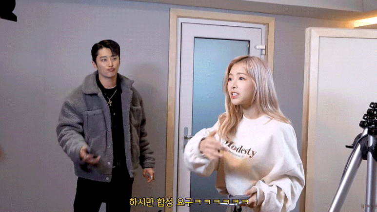 친남매 같은 에이프릴 채원 카드 제이셉 케미 | 인스티즈