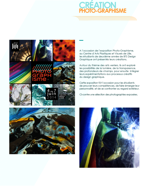 BTS Design Graphique - St Vincent - Loos -: //// Création - Exposition ...