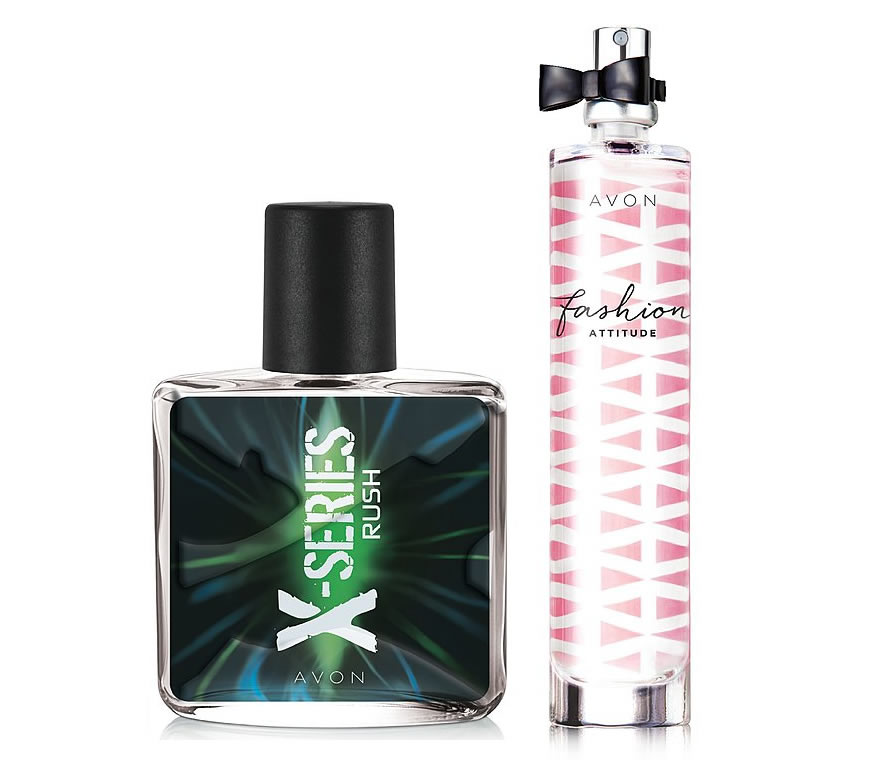 Nova fragrância XSeries Rush e nova embalagem de Fashion Model agora