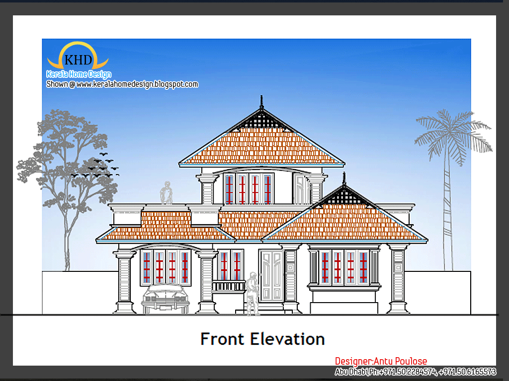  Home  plan  and elevation  1800 Sq Ft Kerala  home  design 