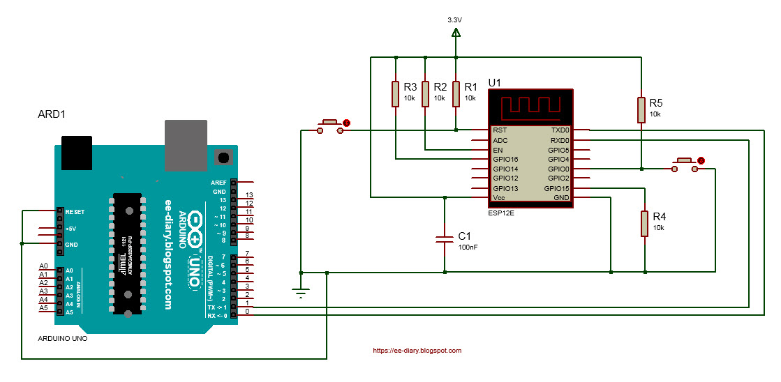 Arduino as USB to TTL Converter | ee-diary