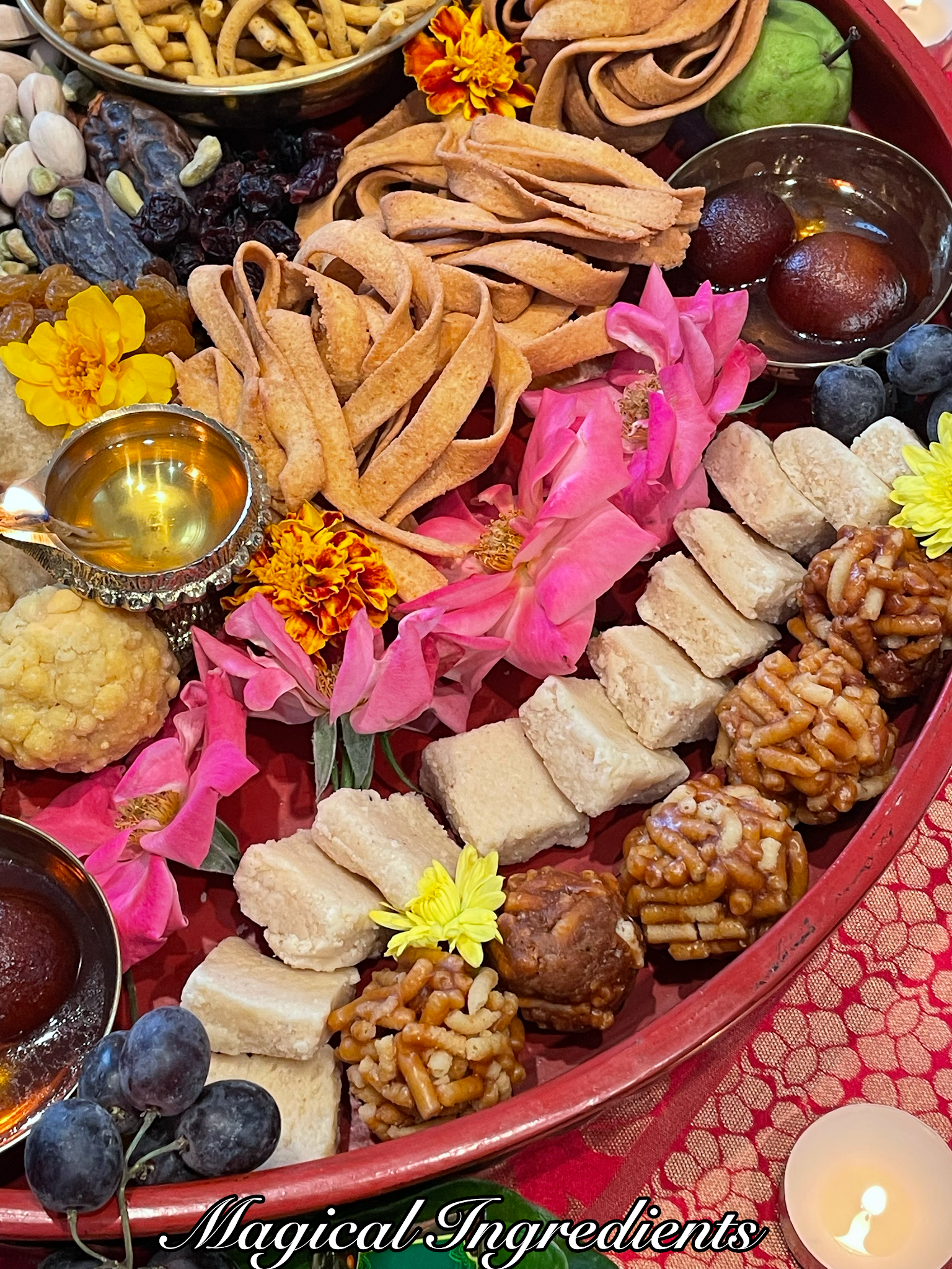 The Magical Ingredients for a Wholesome Life From the Heart of my Home: Diwali  Sweets and Snacks Board