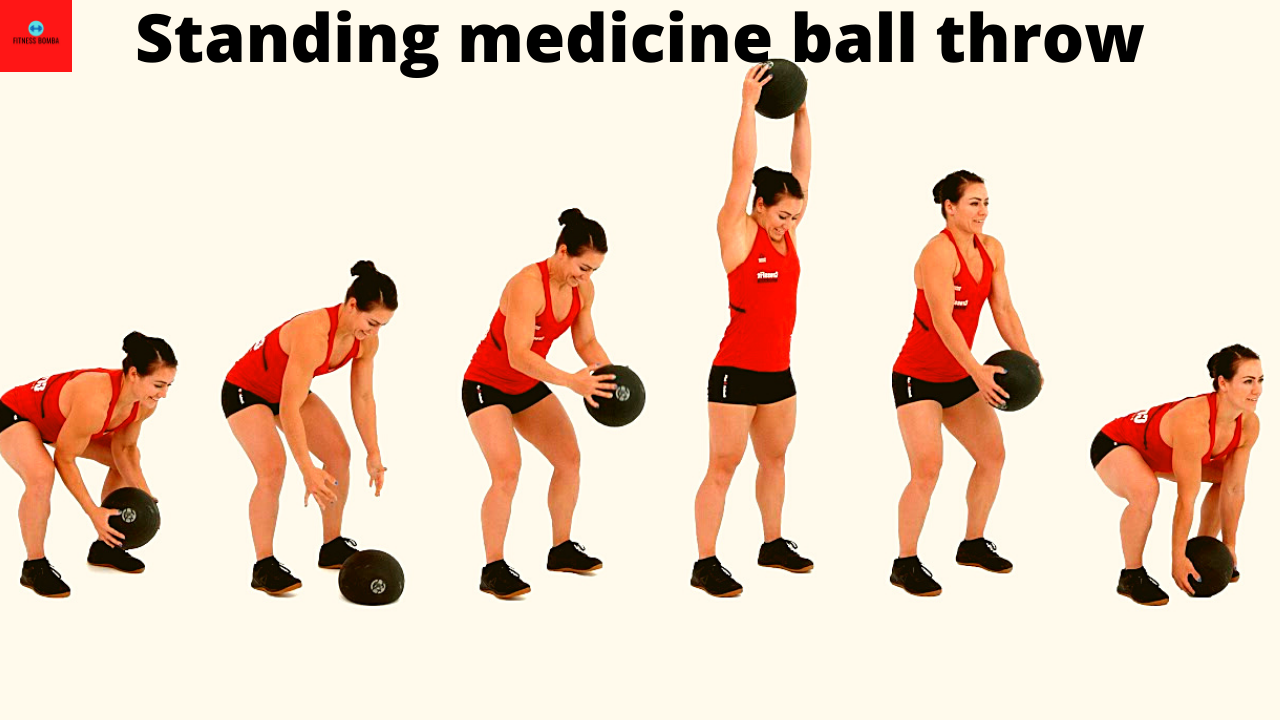 Standing medicine ball throw