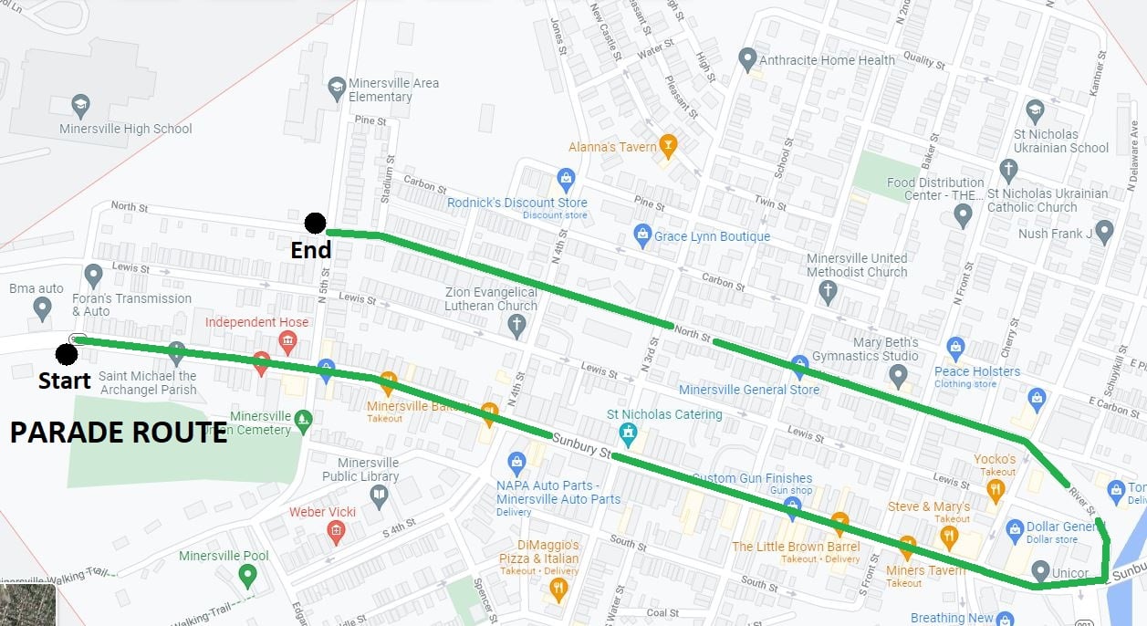 Parade Route/Parking Restrictions for Saturday's Firefighters