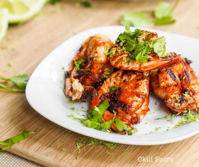 Spicy Paprika Shrimp With Garlic And Lime
