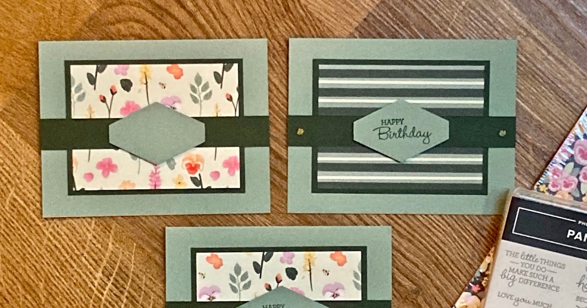 Stamp with Susie: Stampin' Up! Pansy Petal DSP