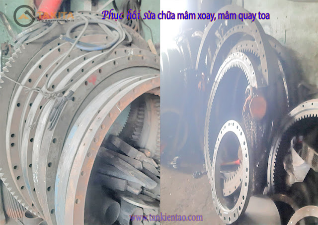 Mâm xoay xe cẩu 25 tấn