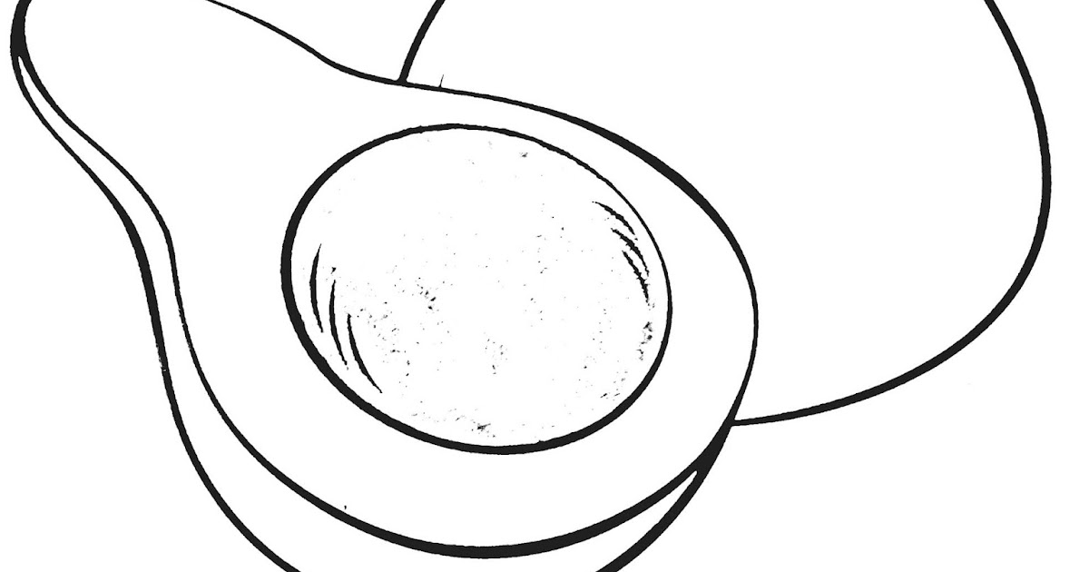 gambar mewarnai anak paud buah alpukat