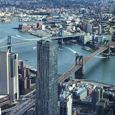 New York: Freedom tower (panorama)