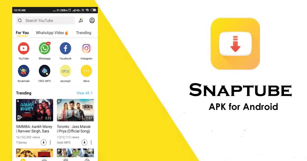 Mengenal Aplikasi Snaptube Fitur Link Download