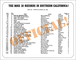 KHJ Boss 30 No. 8 - August 25, 1965