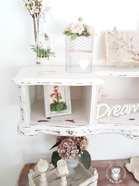 mobili shabby prima e dopo con Decora Facile chalk paint, shabby chic
