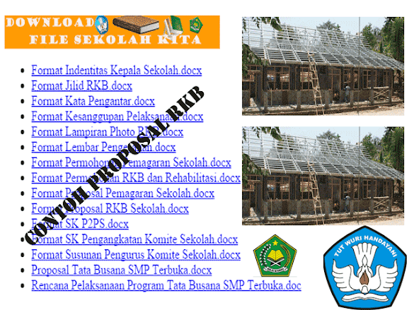 Contoh Anjuran Permohonan Sumbangan Pengadaan Ruang Kelas Gres (Rkb)