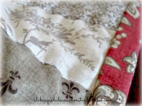 Camino de mesa en patchwork