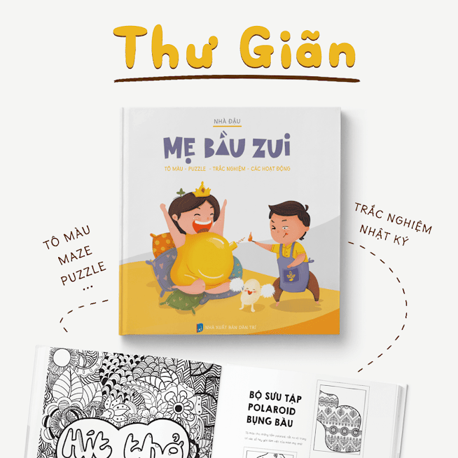 [A116] Activity book: Top 5 cuốn sách giải trí cho Mẹ Bầu