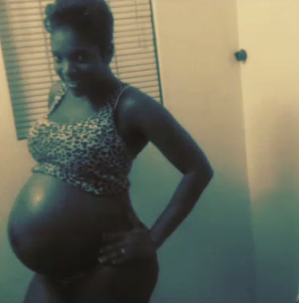 000 Annie Idibia shows off her massive baby bump in throwback photo