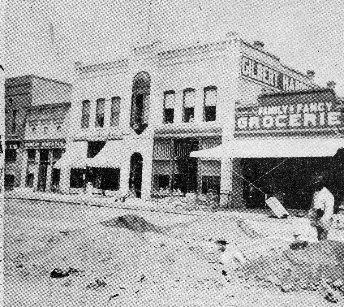 IMAGES OF OUR PAST THE CORKER BUILDING MIDDLE OF THE FIRST BLOCK OF