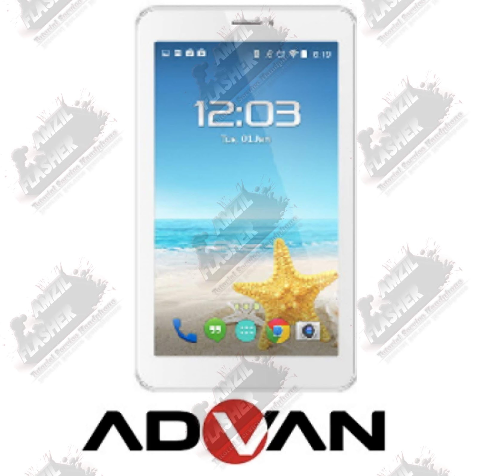 Cara Flash ADVAN S7C, Tested 1000 Work Amzil Flasher