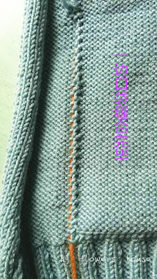 Knitting Jacket- How to Sew Pockets