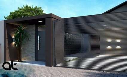 Diseño moderno de puertas portones de garaje