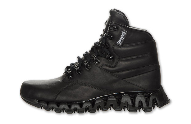 black reebok zig boots