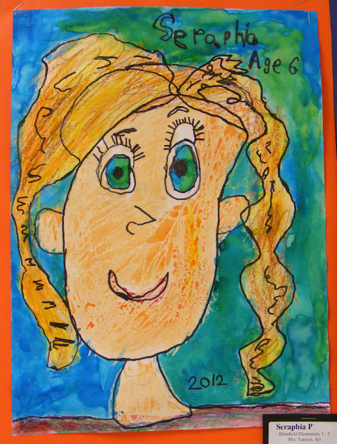 Suffield Elementary Art Blog!: 1st Grade Self-Portraits