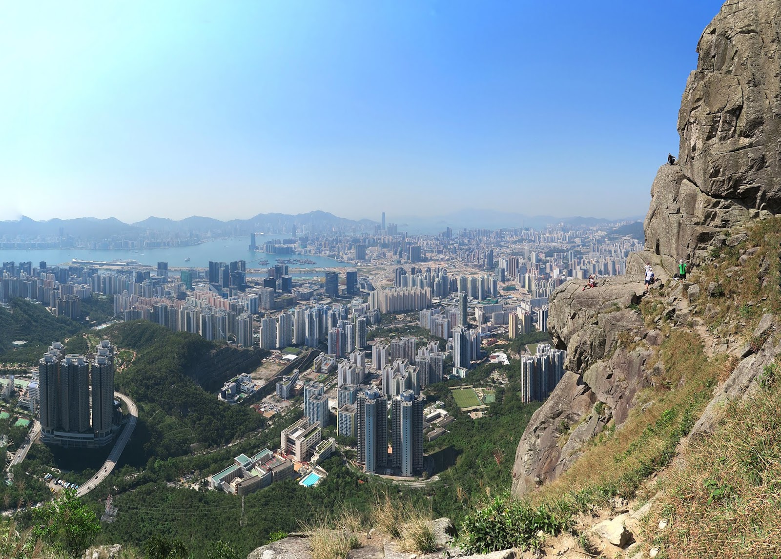 Hike Hong Kong Safest, easiest, short route to Kowloon Peak and