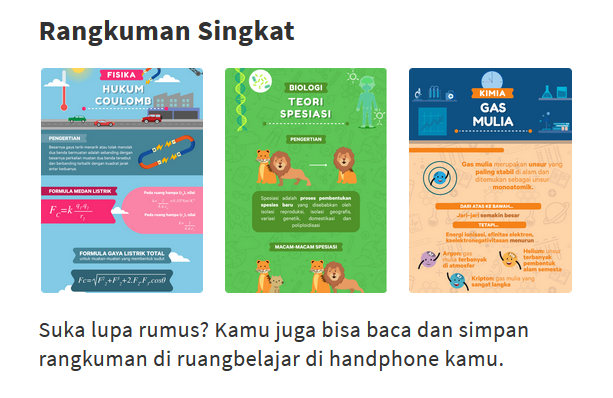 sering lupa rumus ada rangkuman di ruangbelajar handphone