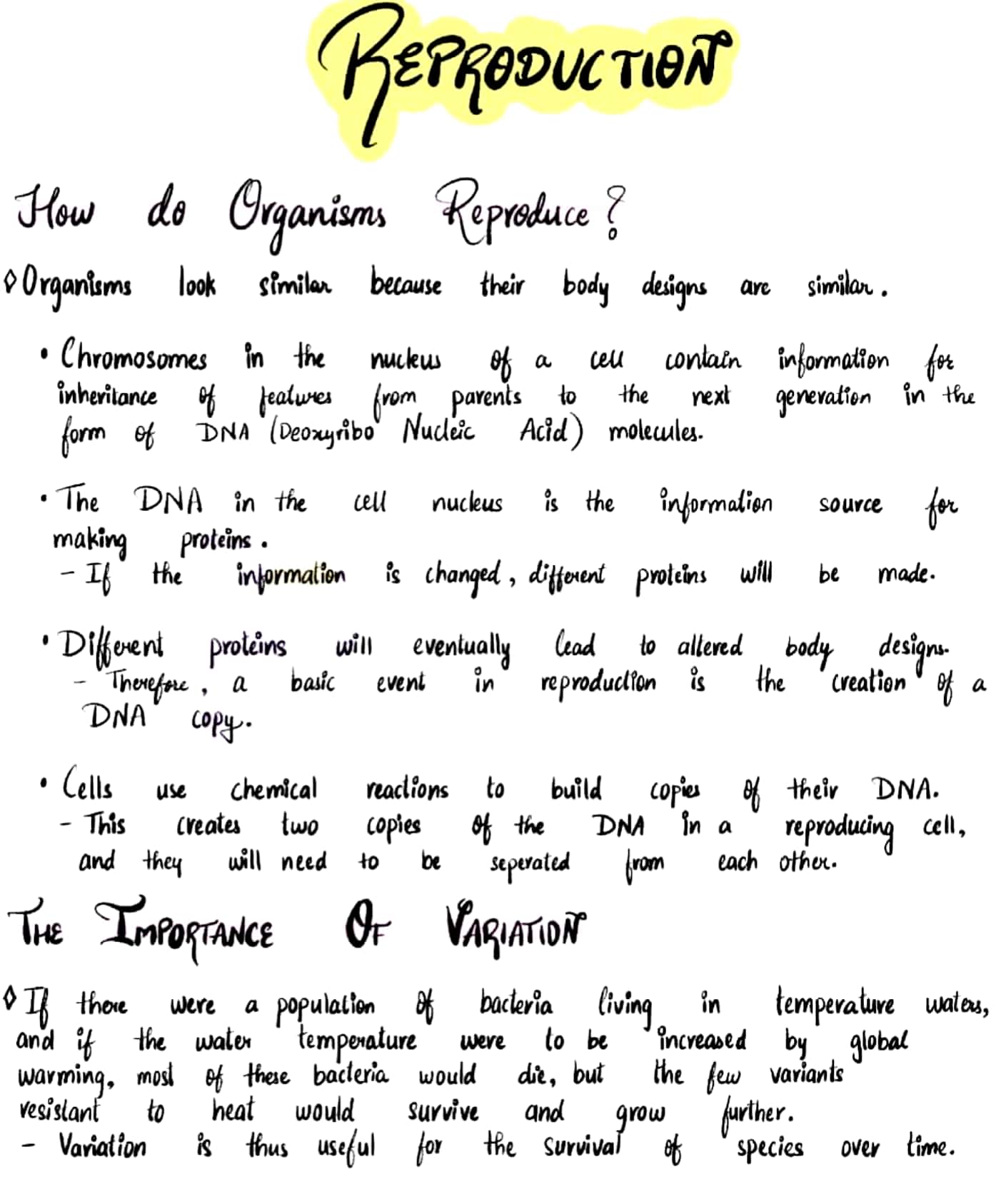 Reproduction Handwritten Notes Class 10 Studypur Reproduction Handwritten Notes Class 10 Studypur