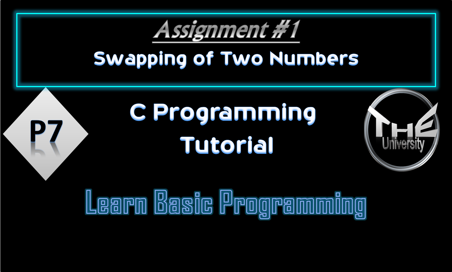 C Program to swap/interchange two numbers. - The University